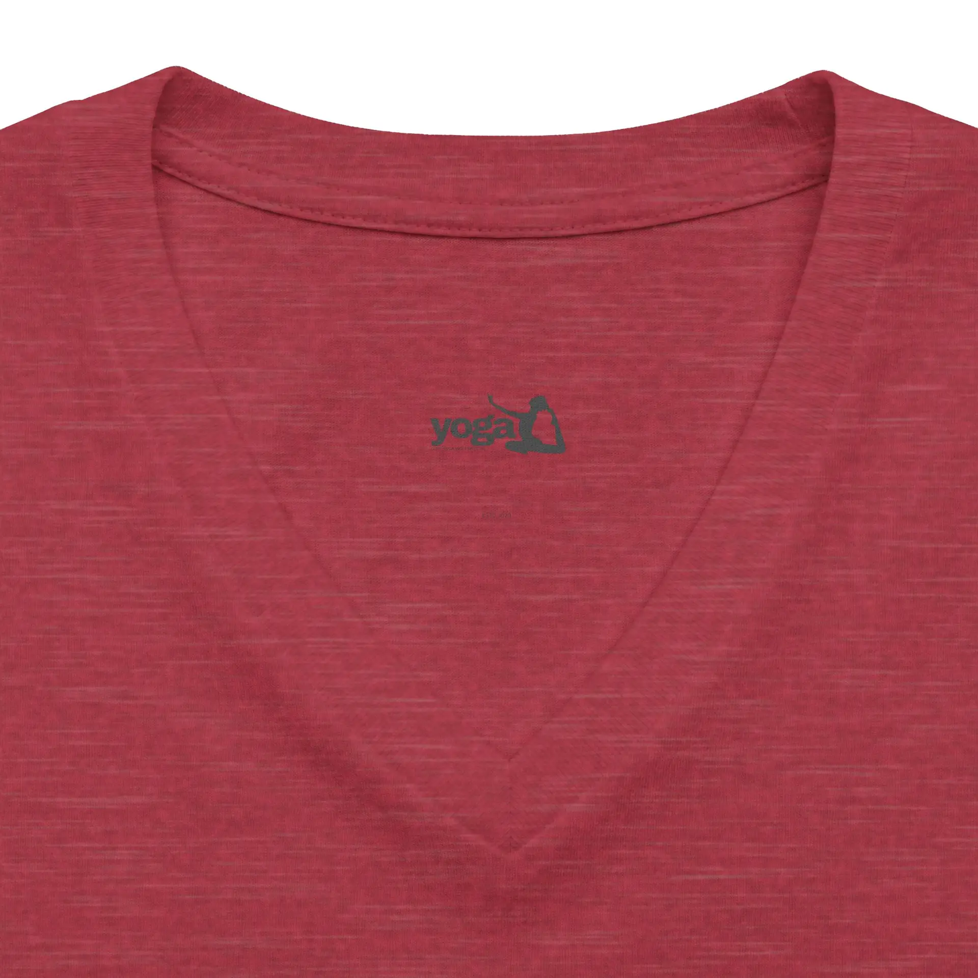 Women’s V‑Neck Chakra Yoga Tee — Sacred Geometry & Mantra Design